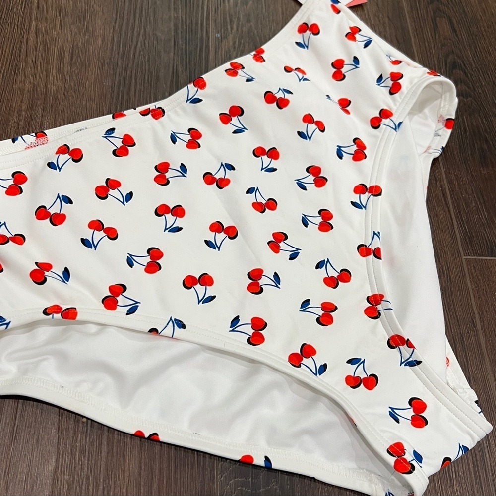 Kate Spade New York Cherry Toss High-Waist Bottoms Panty Size XL